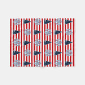Nautical Design Fleecedecke (Vorderseite (Horizontal))