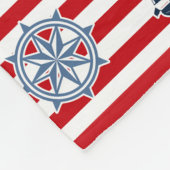 Nautical Design Fleecedecke (Ecke)