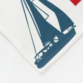 Nautical Design Fleecedecke (Ecke)