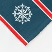 Nautical Design Fleecedecke (Ecke)