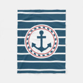 Nautical Design Fleecedecke (Vorderseite)