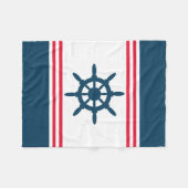 Nautical Design Fleecedecke (Vorderseite (Horizontal))
