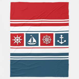 Nautical Design Fleecedecke