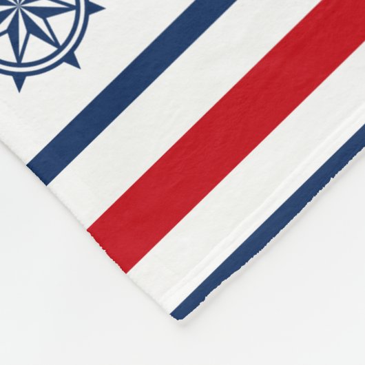 Nautical Design Fleecedecke (Ecke)