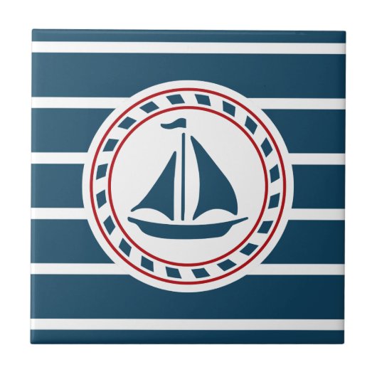 Nautical Design Fliese (Vorderseite)