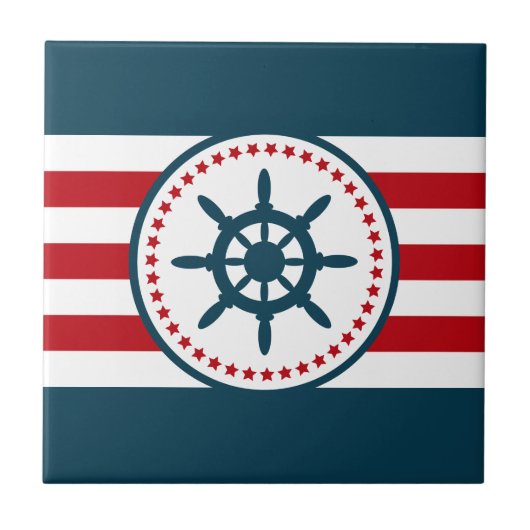 Nautical Design Fliese (Vorderseite)