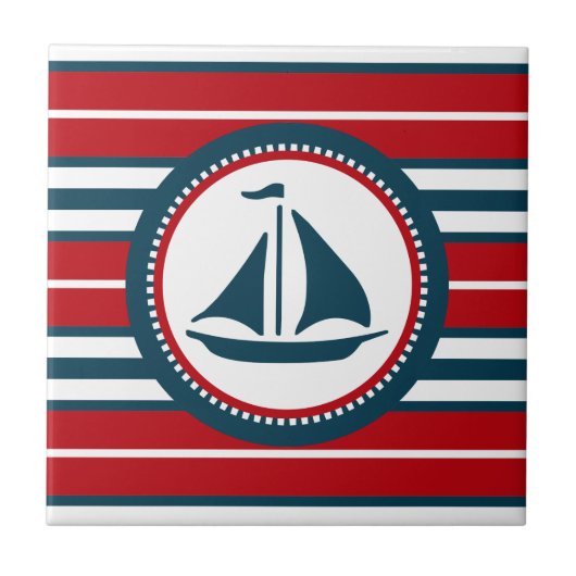 Nautical Design Fliese (Vorderseite)