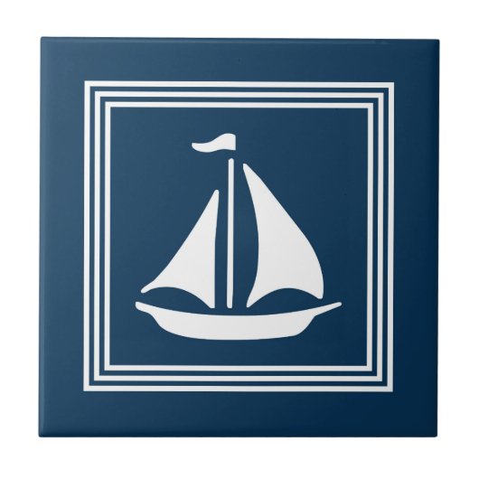 Nautical Design Fliese (Vorderseite)