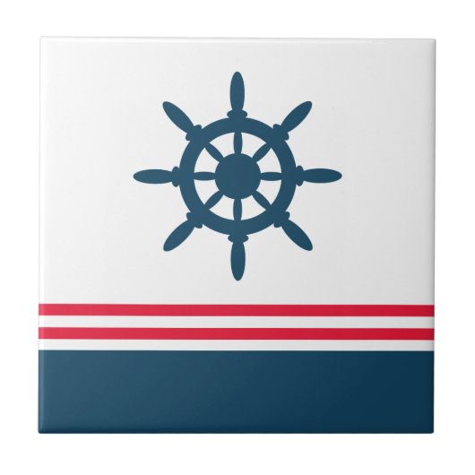 Nautical Design Fliese (Vorderseite)