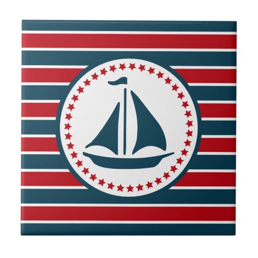Nautical Design Fliese (Vorderseite)