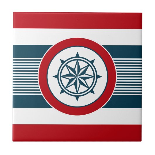 Nautical Design Fliese (Vorderseite)