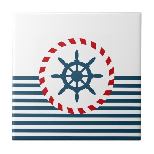 Nautical Design Fliese (Vorderseite)