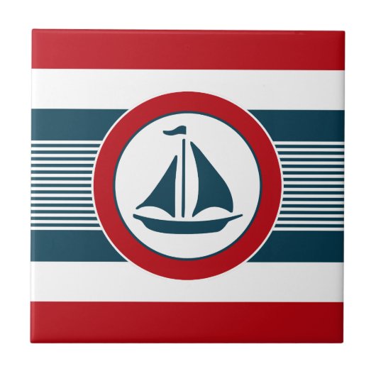 Nautical Design Fliese (Vorderseite)