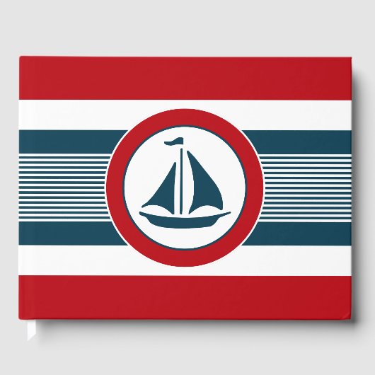 Nautical Design Gästebuch (Vorderseite)