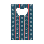 Nautical Design Geldkarten Flaschenöffner (Vorderseite)