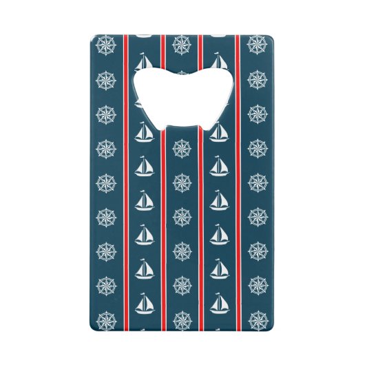 Nautical Design Geldkarten Flaschenöffner (Rückseite)