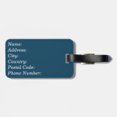 Nautical Design Gepäckanhänger (Rückseite horizontal)