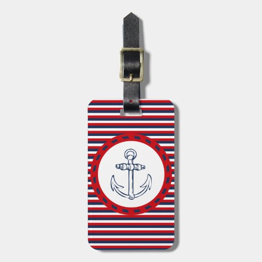 Nautical Design Gepäckanhänger (Vorderseite vertikal)