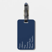 Nautical Design Gepäckanhänger (Rückseite vertikal)