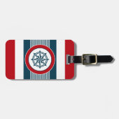 Nautical Design Gepäckanhänger (Vorderseite horizontal)