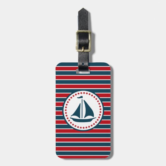 Nautical Design Gepäckanhänger (Vorderseite vertikal)