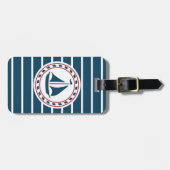 Nautical Design Gepäckanhänger (Vorderseite horizontal)