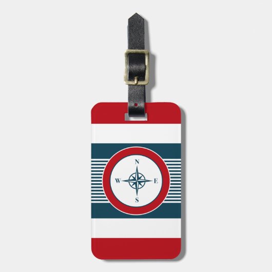 Nautical Design Gepäckanhänger (Vorderseite vertikal)