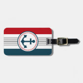 Nautical Design Gepäckanhänger (Vorderseite horizontal)