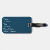 Nautical Design Gepäckanhänger (Rückseite horizontal)