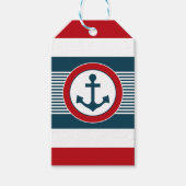 Nautical Design Geschenkanhänger (Vorderseite)