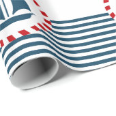 Nautical Design Geschenkpapier (Rolleneckpunkt)