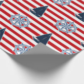 Nautical Design Geschenkpapier (Ecke)