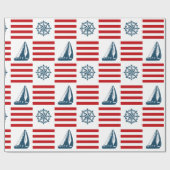 Nautical Design Geschenkpapier (Flach)
