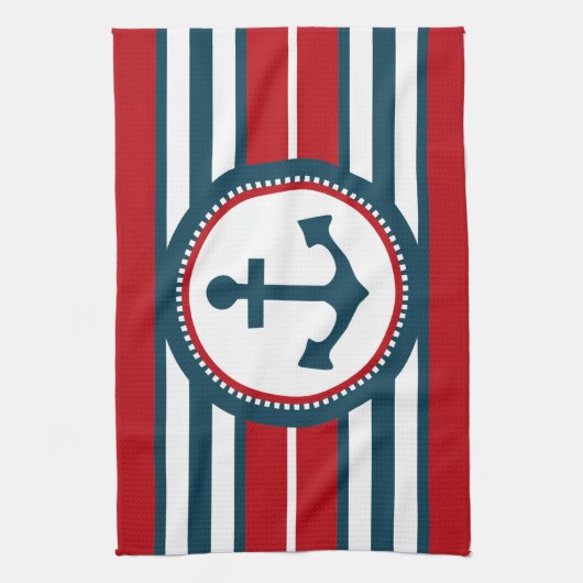 Nautical Design Geschirrtuch (Vertikal)