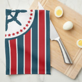 Nautical Design Geschirrtuch (Viertel Falte)