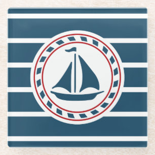 Nautical Design Glasuntersetzer