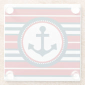 Nautical Design Glasuntersetzer (Rückseite)
