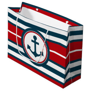 Nautical Design Große Geschenktüte