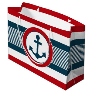 Nautical Design Große Geschenktüte
