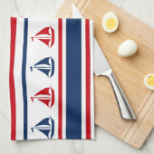 Nautical Design Handtuch (Viertel Falte)