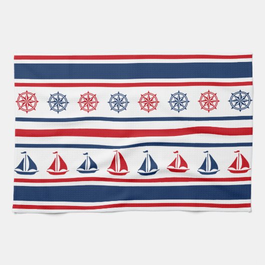 Nautical Design Handtuch (Horizontal)