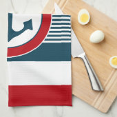 Nautical Design Handtuch (Viertel Falte)