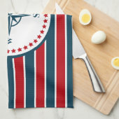 Nautical Design Handtuch (Viertel Falte)