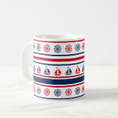 Nautical Design Kaffeetasse (Vorderseite Links)