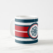 Nautical Design Kaffeetasse (Vorderseite Links)