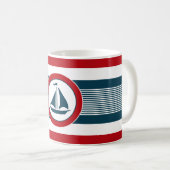Nautical Design Kaffeetasse (VorderseiteRechts)