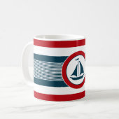 Nautical Design Kaffeetasse (Vorderseite Links)