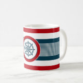 Nautical Design Kaffeetasse (VorderseiteRechts)
