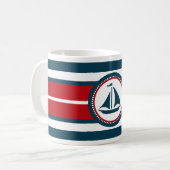 Nautical Design Kaffeetasse (Vorderseite Links)