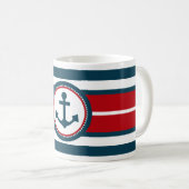 Nautical Design Kaffeetasse (VorderseiteRechts)